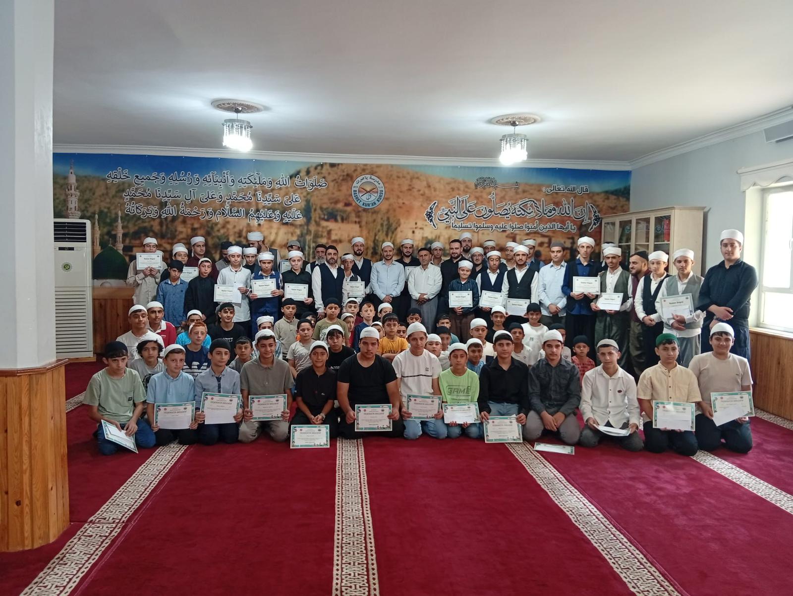 Basret Yatılı Kur’an Kursu’nda Kapanış Ve Ödül Töreni Düzenlendi