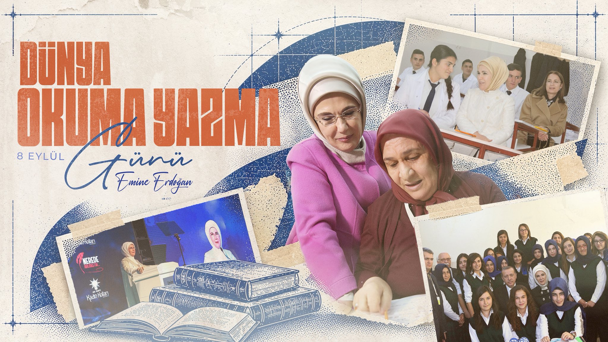 Emine Erdoğan’dan 8 Eylül Dünya Okuma Yazma Günü Paylaşımı
