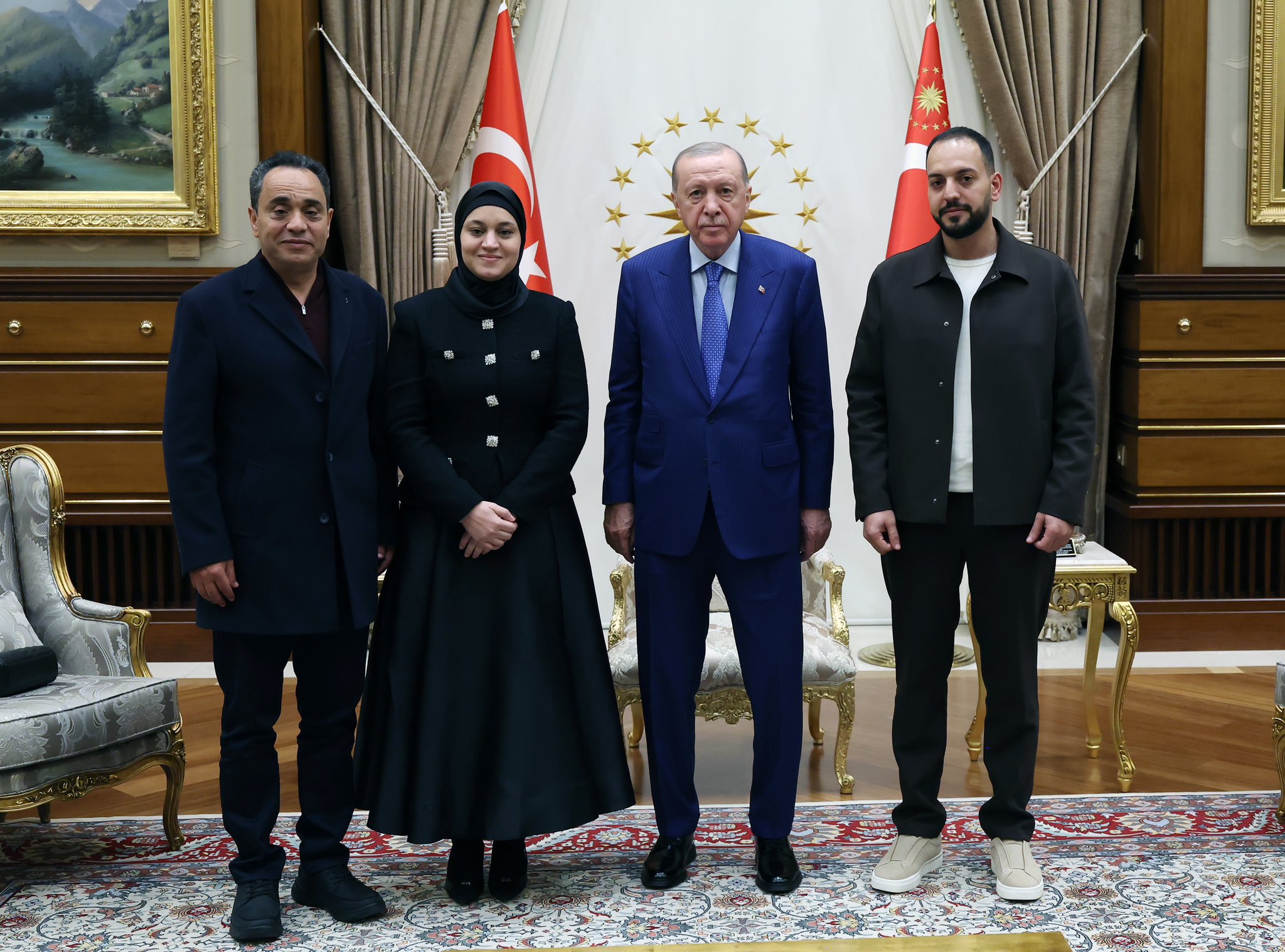 Cumhurbaşkanı Erdoğan Filistinli Küçük Hind’in Ailesini Kabul Etti