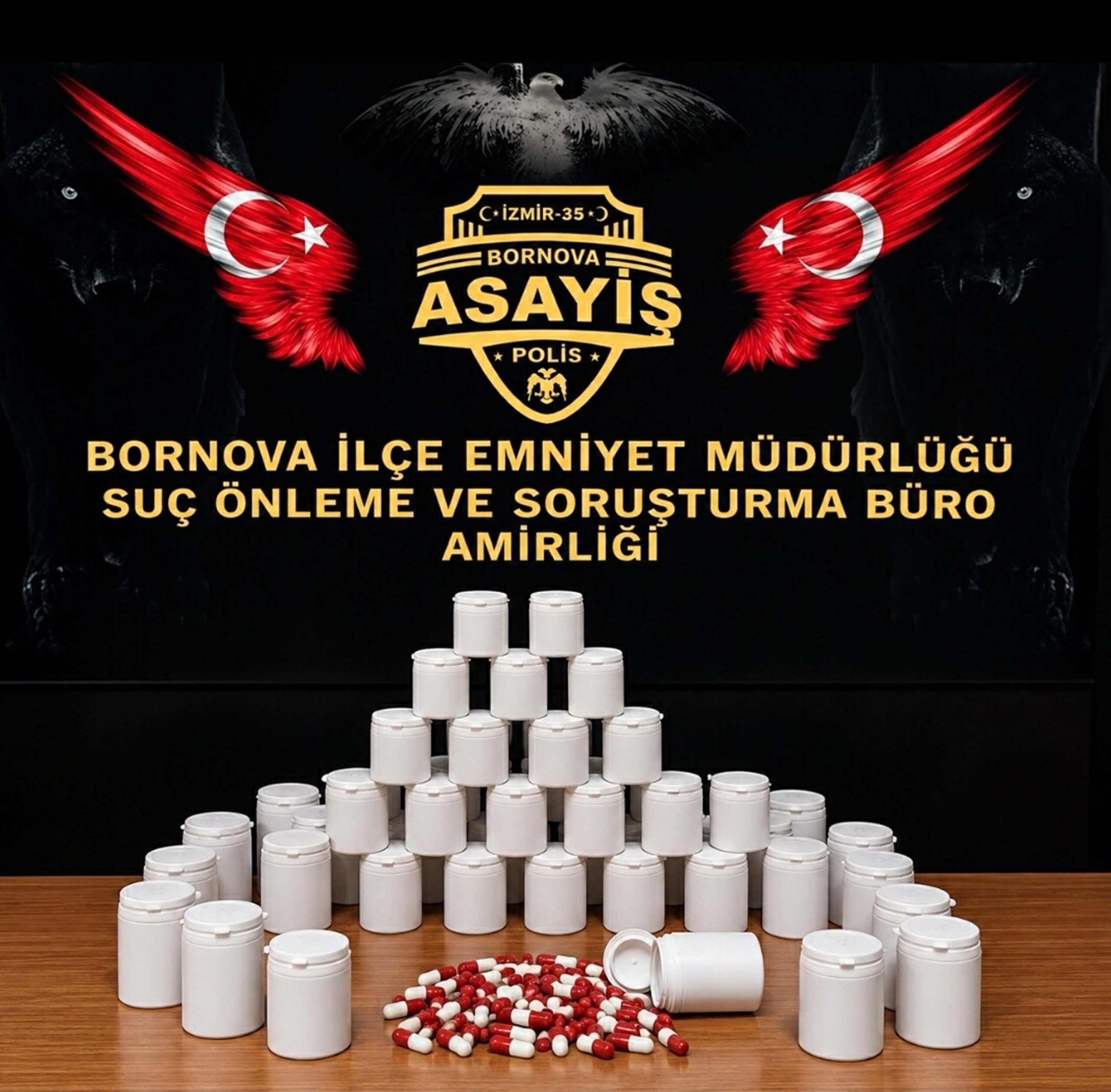 Bornova’da Uyuşturucu Operasyonu: 2 Bin 775 Sentetik Ecza Ele Geçirildi