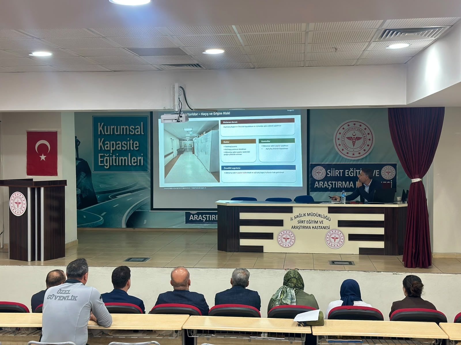 Siirt Eğitim Ve Araştırma Hastanesi’nde İSG Masaya Yatırıldı