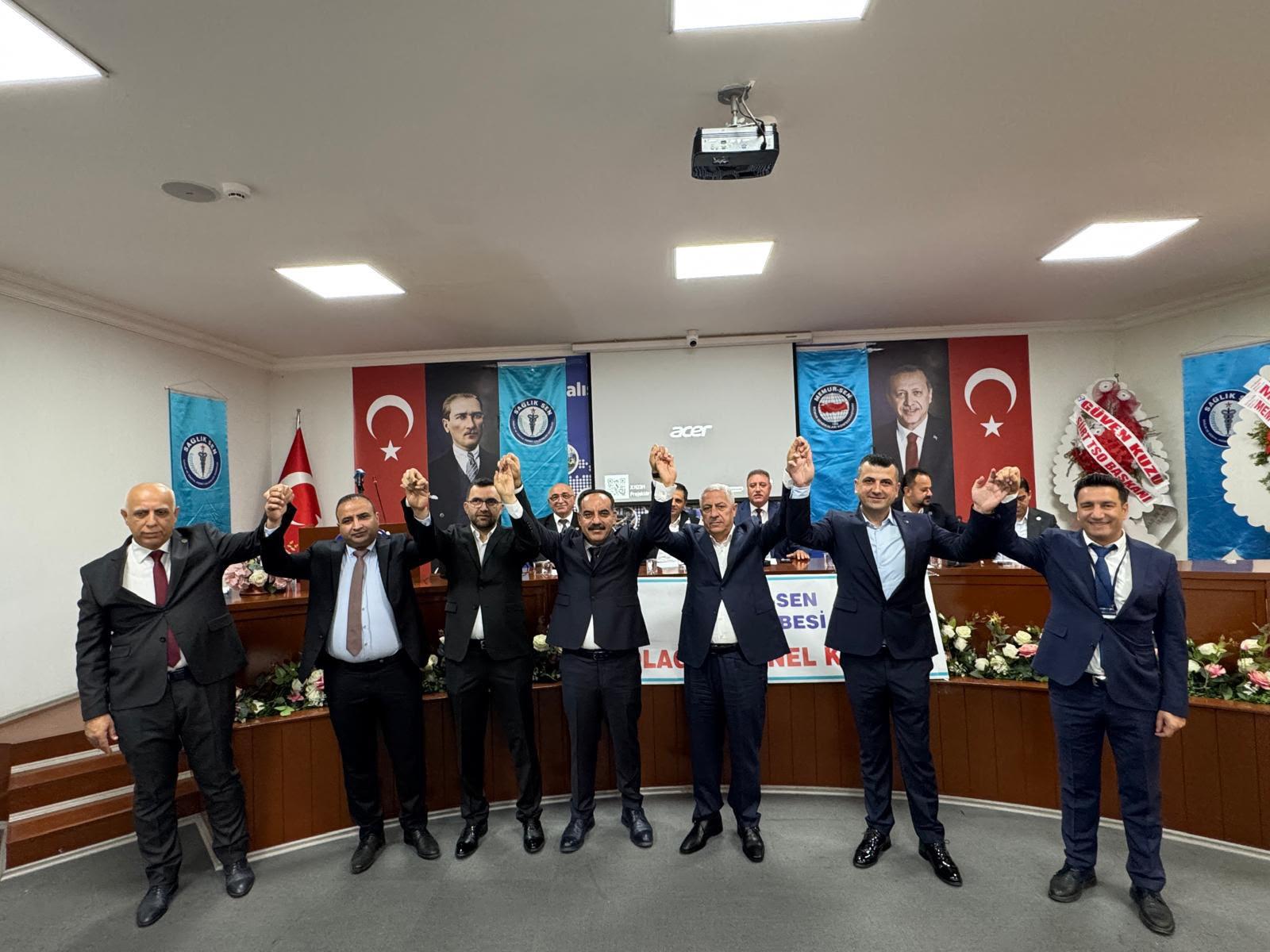 Sağlık-Sen Siirt Şubesi’nde Vesim Eviz 6. Kez Başkanlığa Seçildi