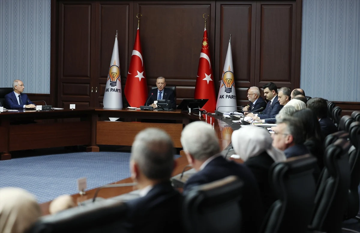 Ak Parti MYK Cumhurbaşkanı Erdoğan Liderliğinde Bir Araya Geldi
